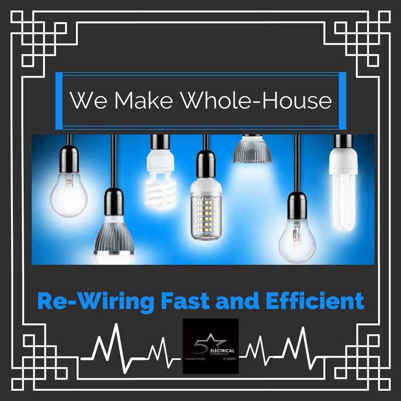 We Make Whole-House Re-Wiring Fast and Efficient